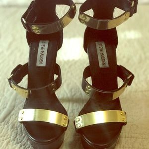Steve Madden strapped heels